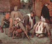 Pieter Bruegel the Elder Die Kruppel oil painting on canvas
